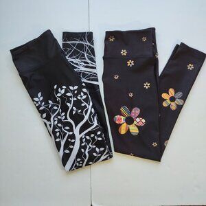 Noli Yoga Leggings  2 Pair Bundle  Women Size Small  Slim Fit  Athletic Workout